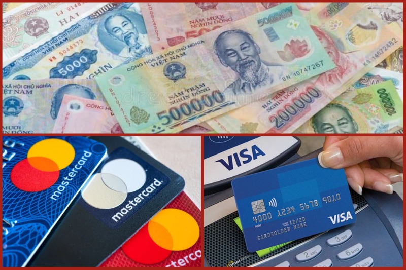 Efectivo y tarjetas de crédito